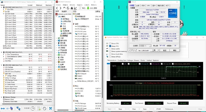 140W满功耗RTX 3060！华硕天选3笔记本评测：12代酷睿单/多核突飞猛进