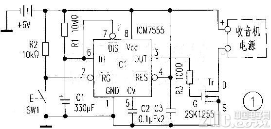 收音机电源自动关断电路RADIO AUTO POWER OFF