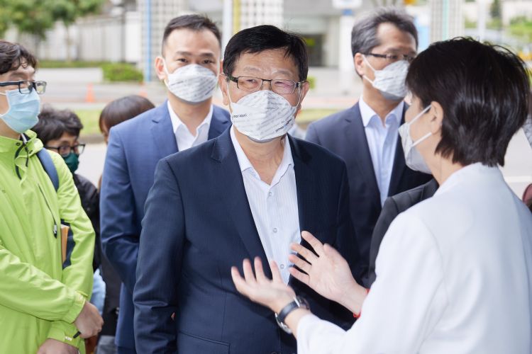 富士康董事长兼鸿华先进董事长刘扬伟。李建梁摄