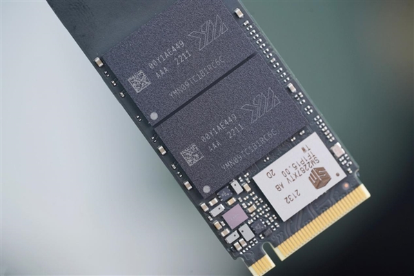 长江存储PC300 1TB版图赏:飚出3.9GB/s