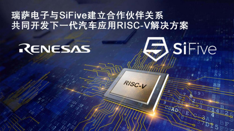 瑞萨电子携手SiFive共同开发面向汽车应用的新一代高端RISC－V解决方案