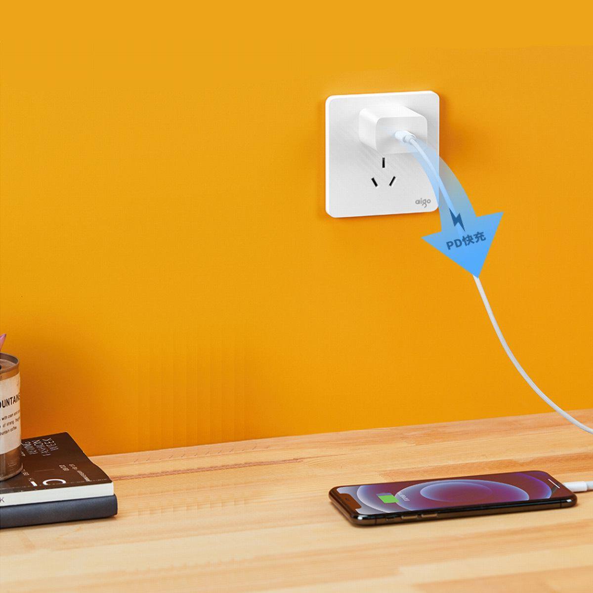 aigo 20W PD 快充充电器超高性价比上市-充电头网