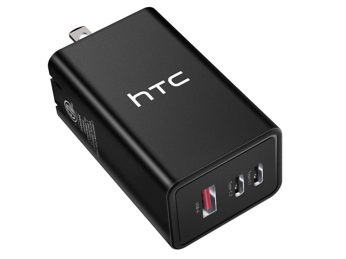 配件市场继续发光，HTC推出65W 2C1A氮化镓充电器-充电头网