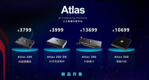 加强AI算力，华为发布Atlas人工智能计算平台