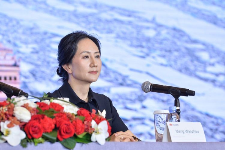 华为新任轮值董事长孟晚舟表示，华为的真正价值在于透过持续、长期投资所累积的研发能力。法新社