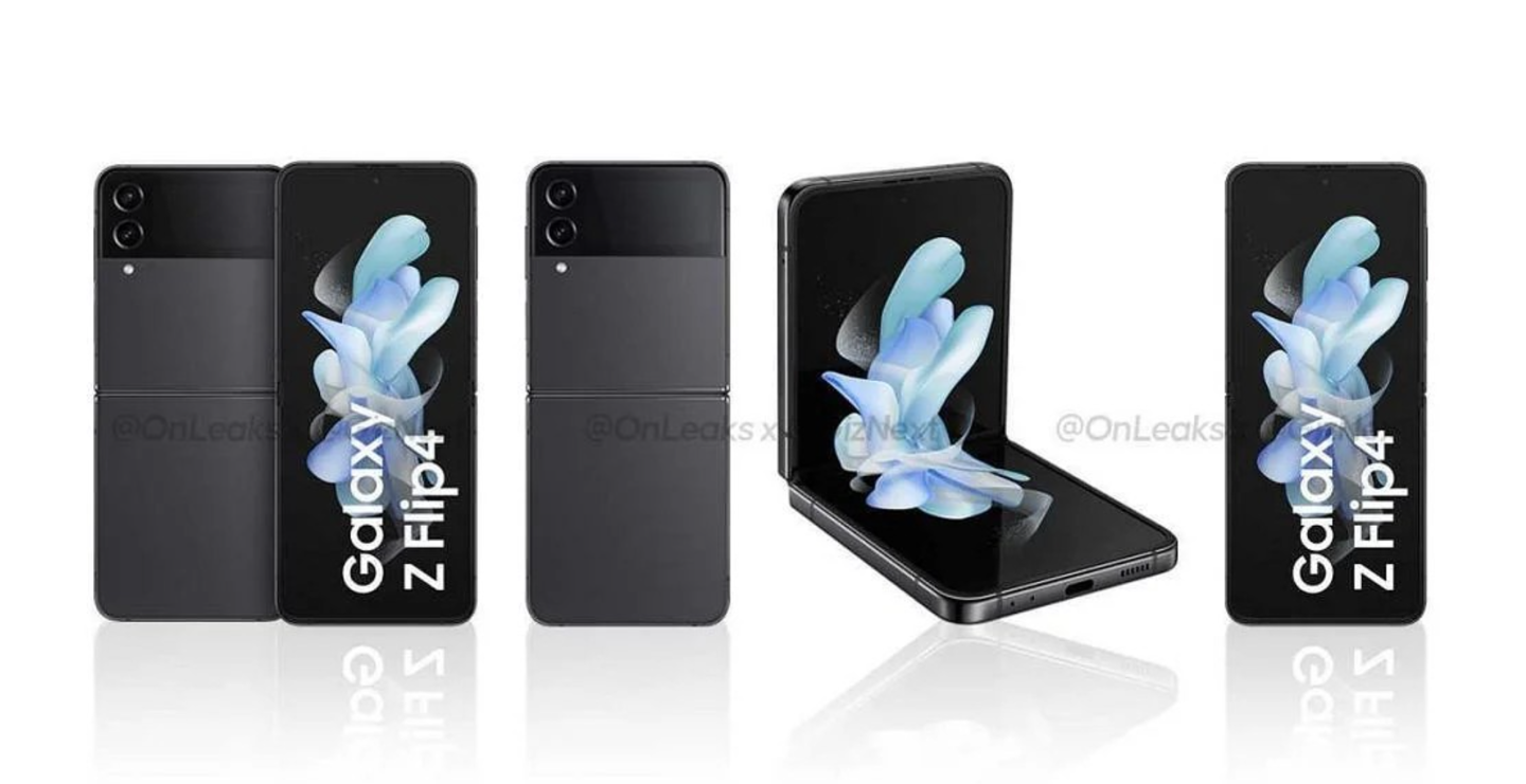 三星 Galaxy Z Flip4 官方渲染图曝光,4 种颜色亮相 图片 5