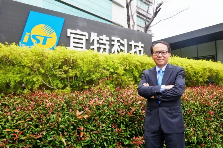 验证分析业者宜特连续两月业绩创新高，图为宜特董事长余维斌。李建梁摄