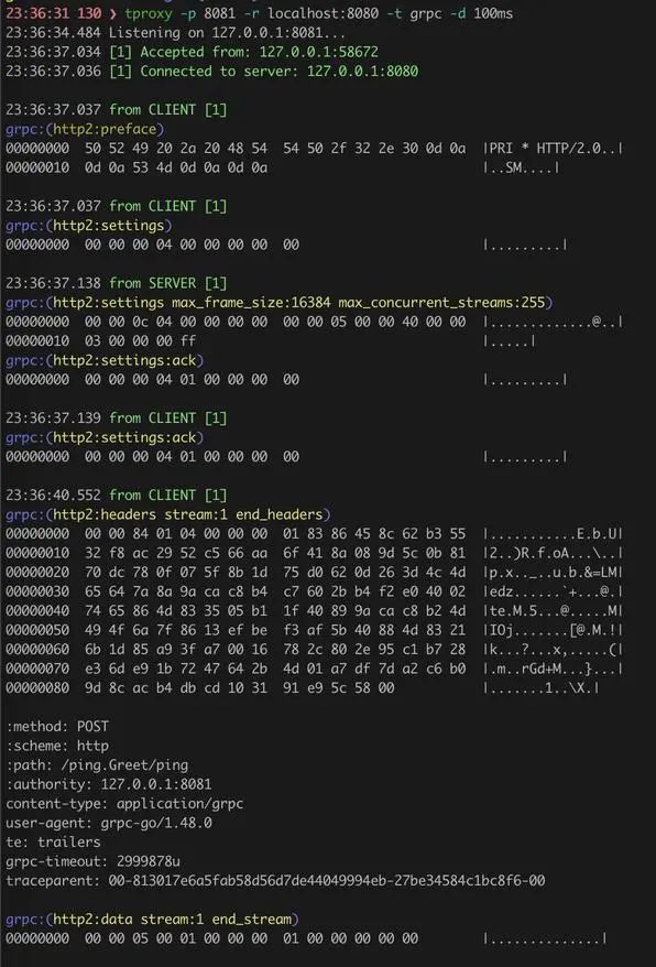 开源的 TCP 连接分析工具：tproxy