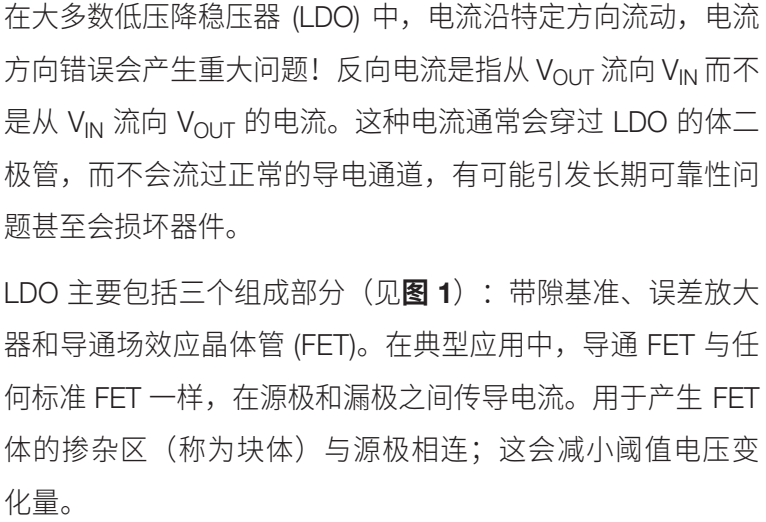 线性电源LDO基础知识(六)：防止出现反向电流