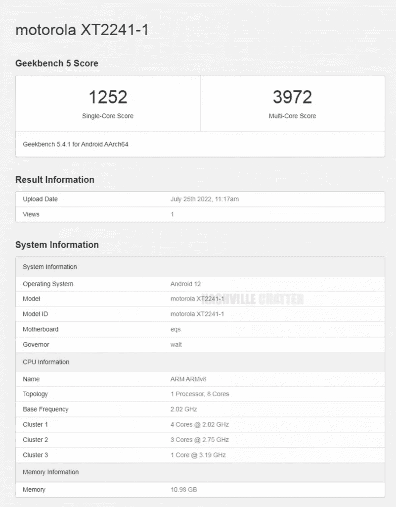 moto X30 Pro / razr 2022 现身 Geekbench：高通骁龙 8+Gen1 处理器，12GB 内存