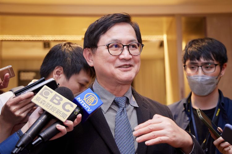 和硕董事长童子贤。李建梁摄