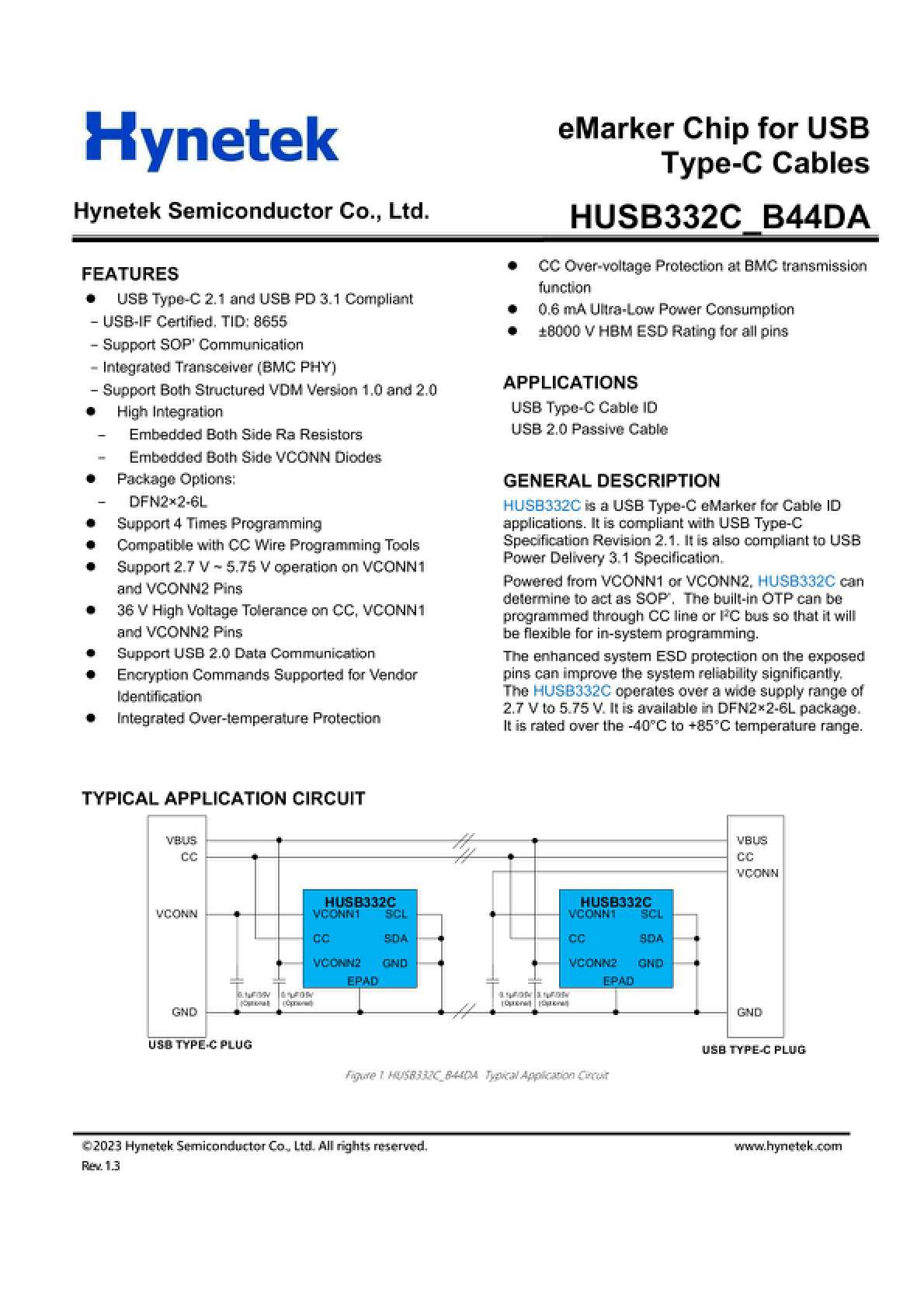 iPhone15系列采用USB-C接口,探索慧能泰E-Marker HUSB332系列芯片带来的革新与影响-充电头网