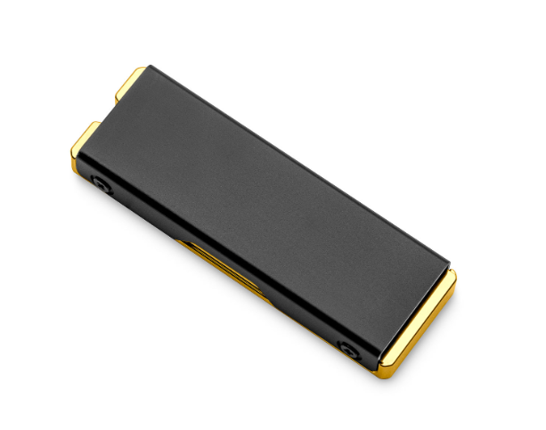 EKWB 推出镀金的 SSD 被动散热器,售价 36.9 美元