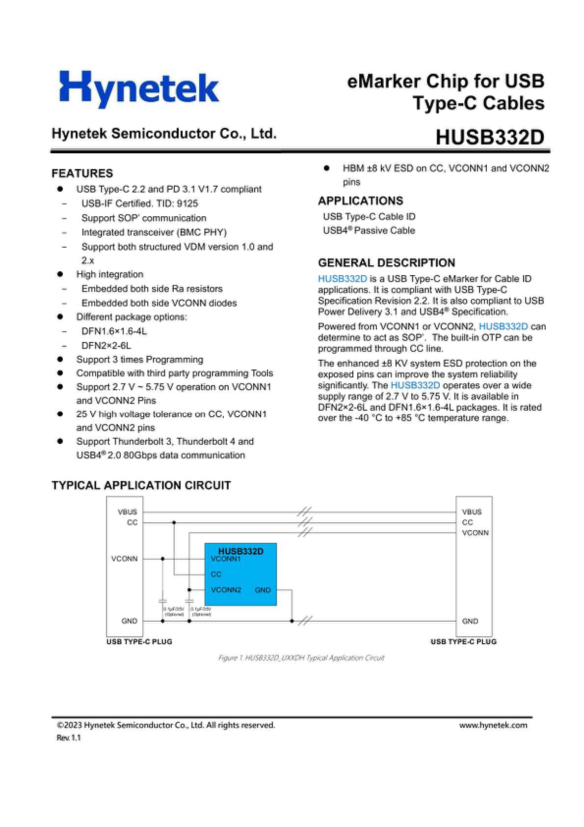 iPhone15系列采用USB-C接口,探索慧能泰E-Marker HUSB332系列芯片带来的革新与影响-充电头网