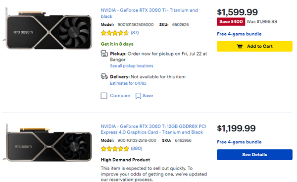 NVIDIA RTX 3080/3090系列官方大降价!一刀砍掉25%