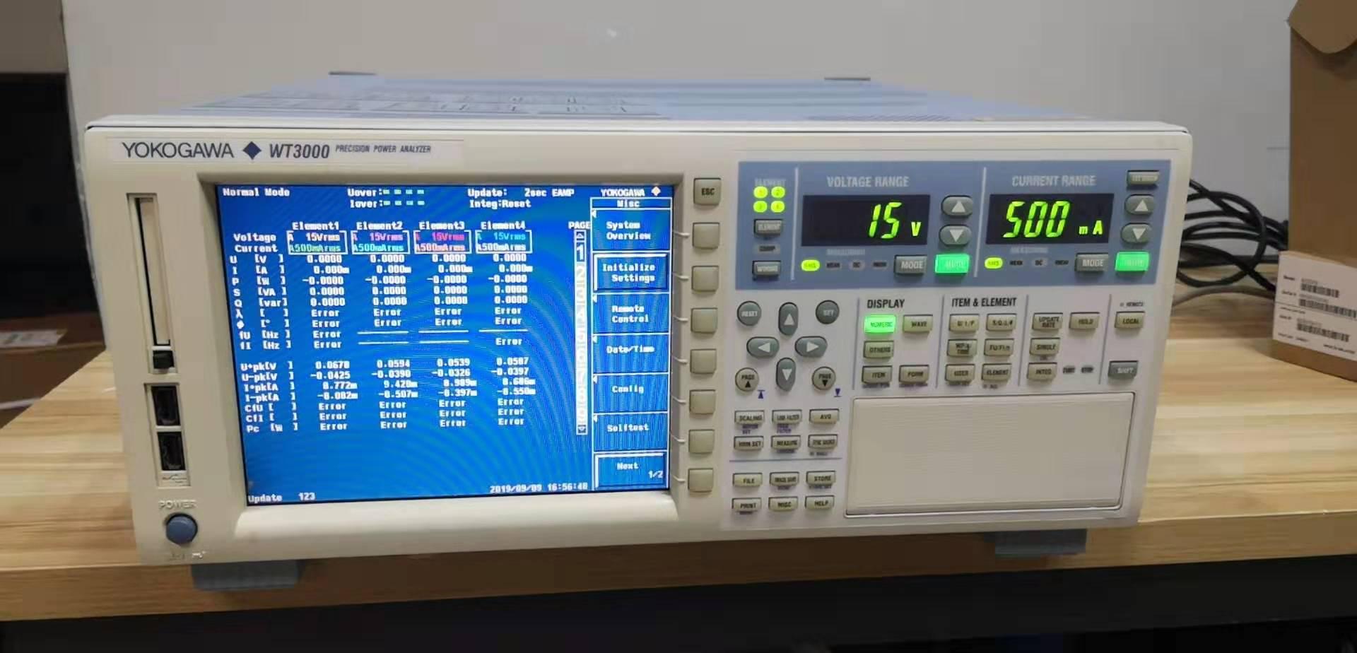 日本横河WT3000功率分析仪
