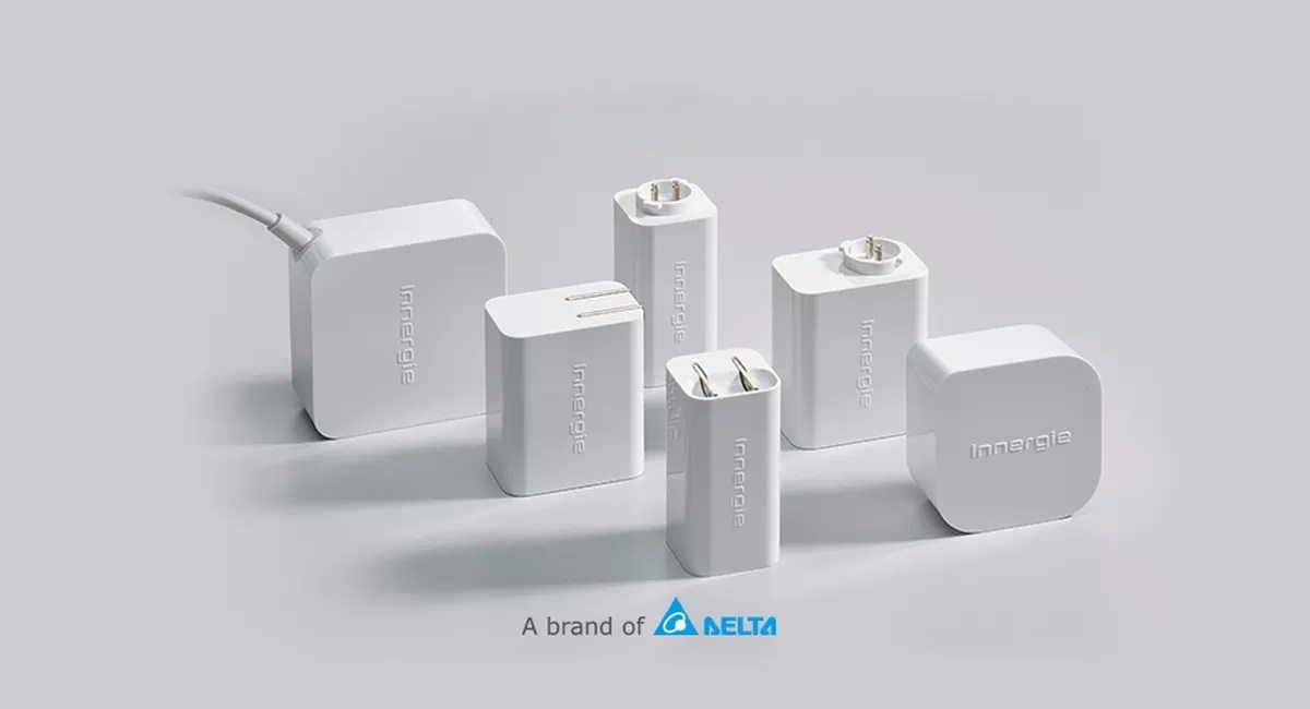 双口快充市场迎来大佬,台达innergie 63W双USB-C充电器开售-充电头网