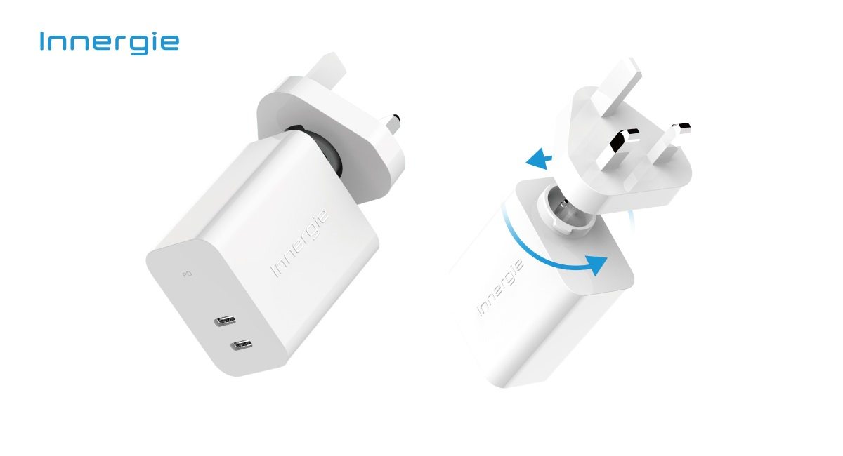 双口快充市场迎来大佬,台达innergie 63W双USB-C充电器开售-充电头网