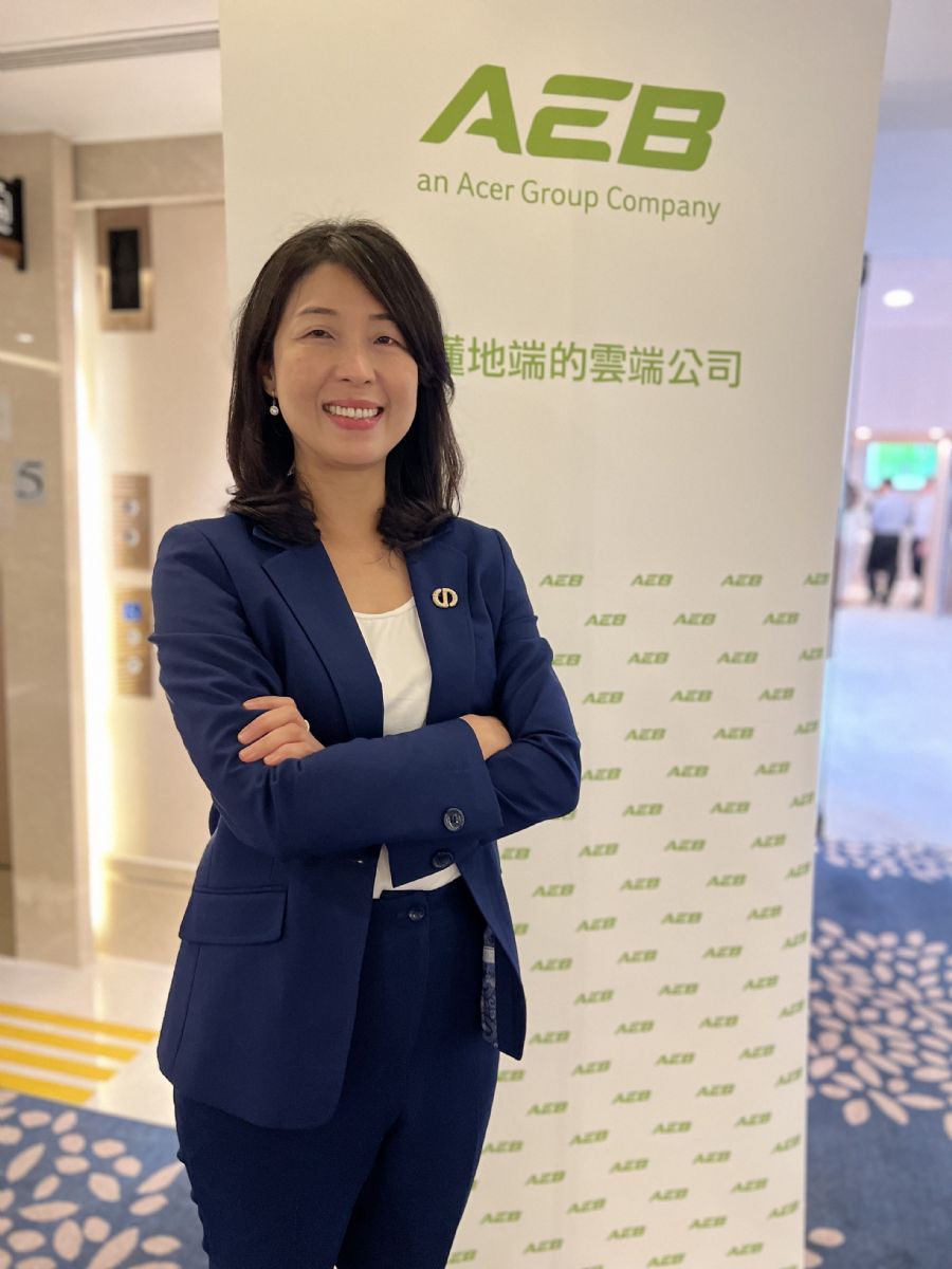 宏碁信息总经理周幸蓉对营运审慎乐观,主因生成式AI业务加持。李立达摄 宏碁信息总经理周幸蓉对营运审慎乐观,主因生成式AI业务加持。李立达摄