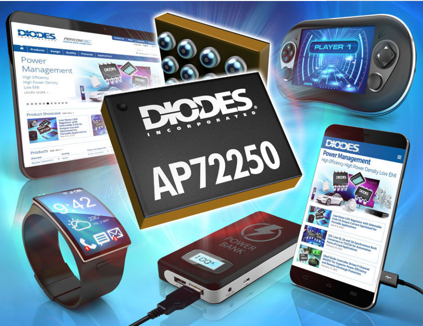 Diodes 推出模式可编程同步升压转换器，提升消费性装置的节能效率