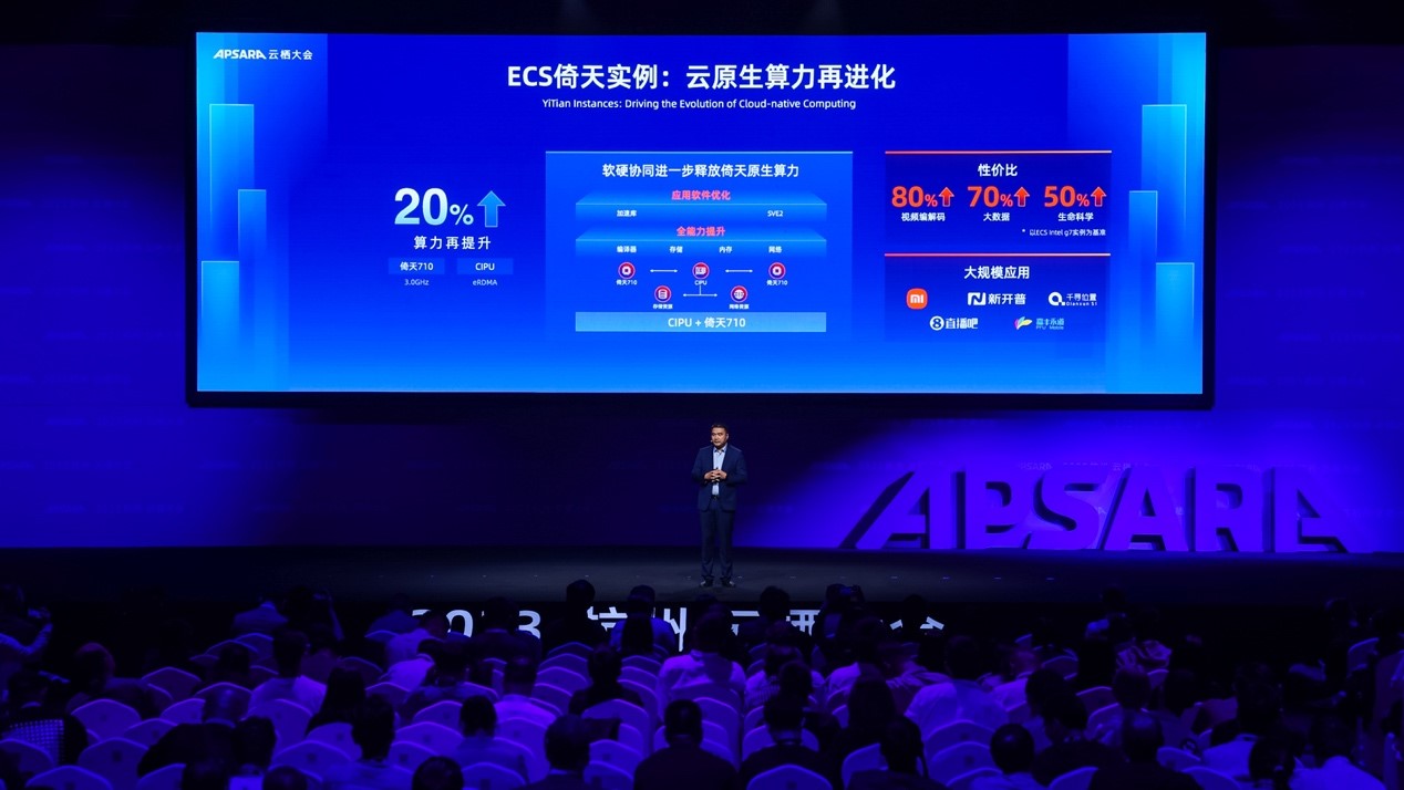 阿里云倚天实例已为数千家企业提供算力，性价比提升超30%