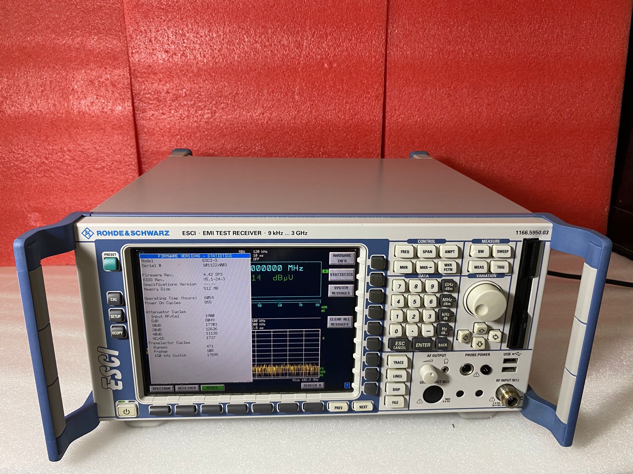 ESCI3 罗德与施瓦茨测试接收机3GHz