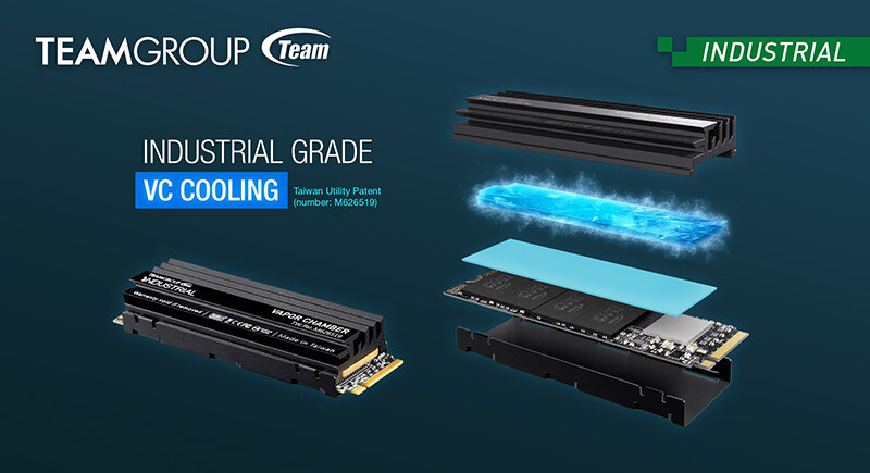 十铨发布 VC 液冷 M.2 SSD,专为工业环境设计