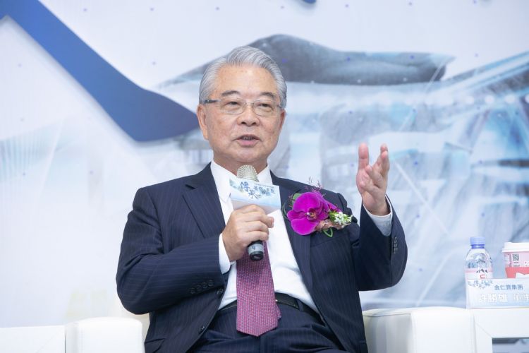 金仁宝集团董事长许胜雄指出,中美争霸非短期,国内大陆终将建立自己的技术。符世旻摄(数据照) 金仁宝集团董事长许胜雄指出,中美争霸非短期,国内大陆终将建立自己的技术。符世旻摄(数据照)