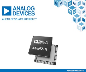 贸泽即日起供应Analog Devices ADIN2111乙太网路交换器
