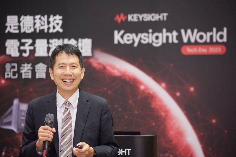 图为是德科技副总罗大钧。李建梁摄 图为是德科技副总罗大钧。李建梁摄