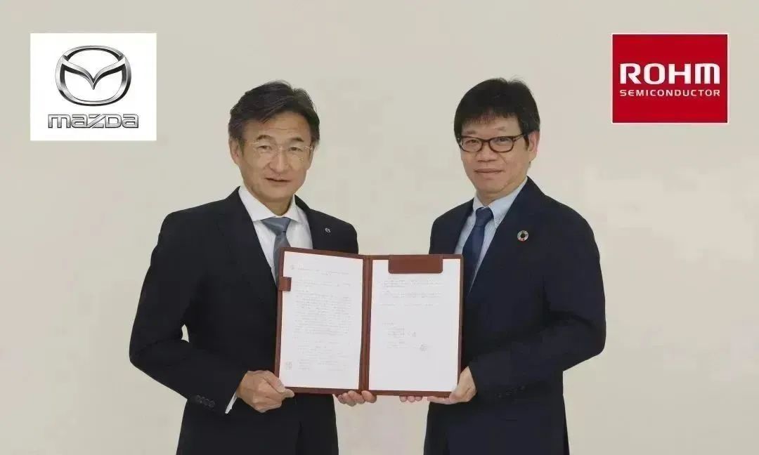 新闻 | 罗姆与马自达和今仙电机就使用了碳化硅功率模块的e-Axle用逆变器签署联合开发协议
