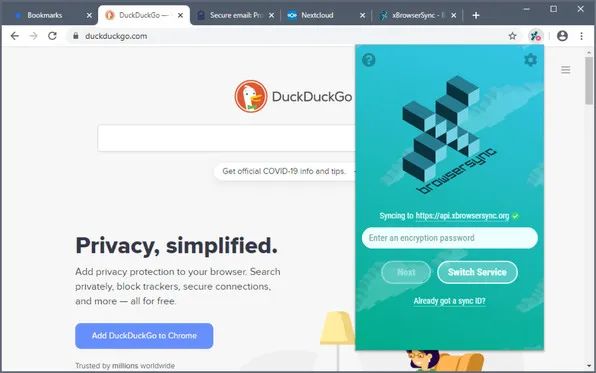 跨浏览器书签同步工具-xBrowserSync