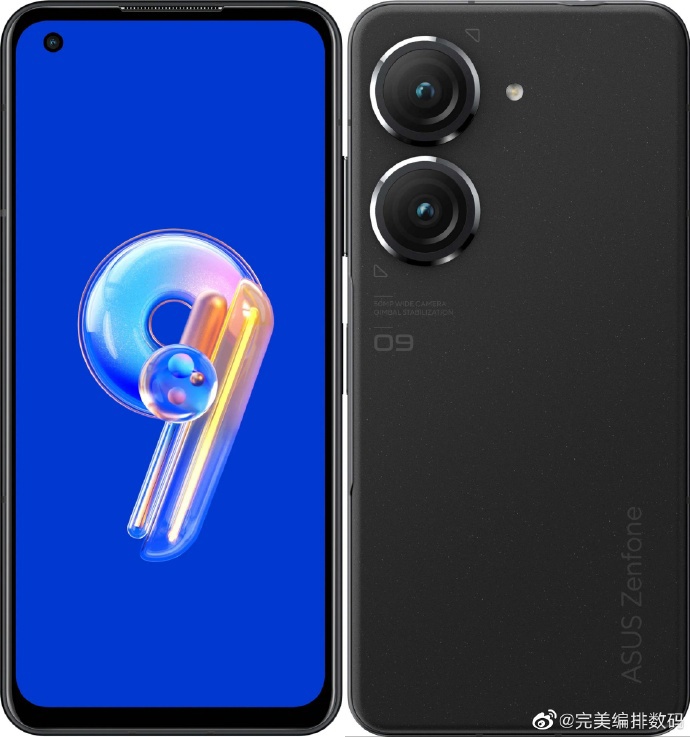 小屏旗舰华硕 Zenfone 9 完整配置泄露:骁龙 8+Gen1 处理器配备 16GB 内存 电子产品的特写