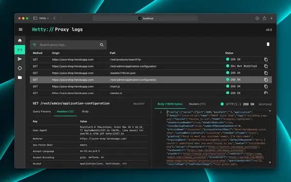 网络安全审计开源工具包-Hetty