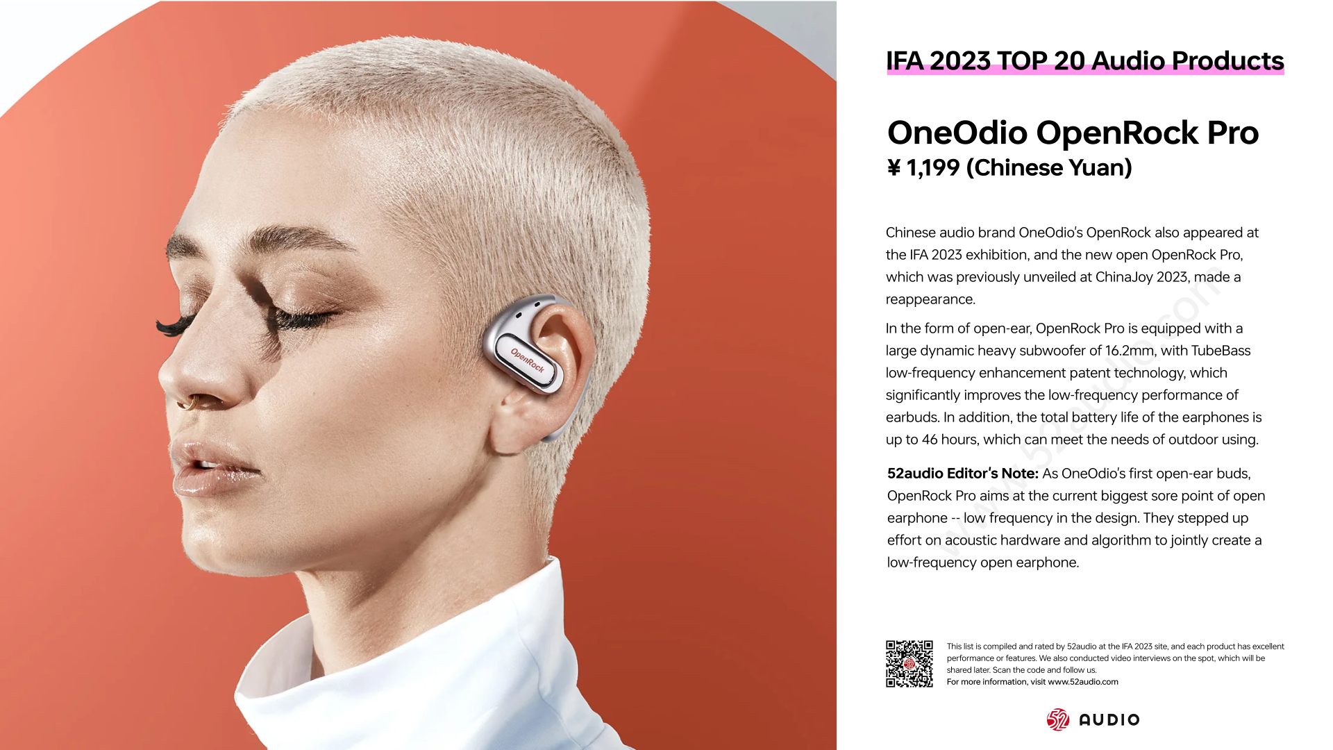 IFA 2023 TOP 20 Audio Products: Form innovation Blossoming with Radiant Splendor While Open-ear Buds Going into a Thing-我爱音频网