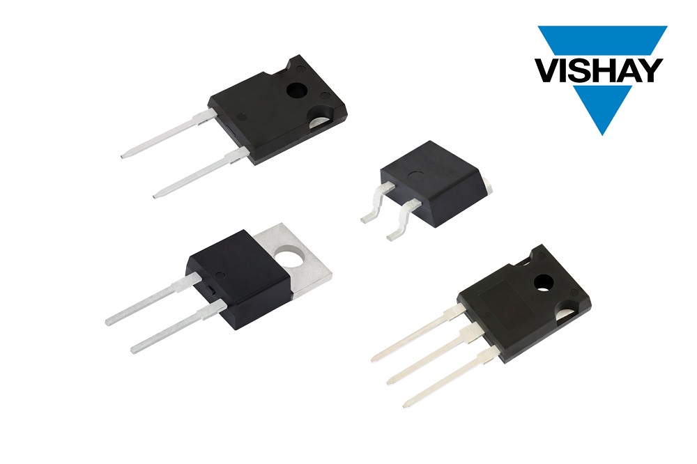 Vishay推出新型第三代1200 V SiC肖特基二极管，提升开关电源设计能效和可靠性