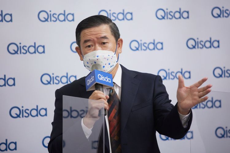 佳世达旗下矽玛科技营运动能强，图为佳世达董事长陈其宏。李建梁摄