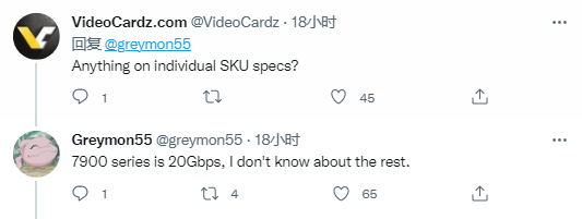 消息称 AMD Radeon RX 7900 显卡可配备 20Gbps 的显存