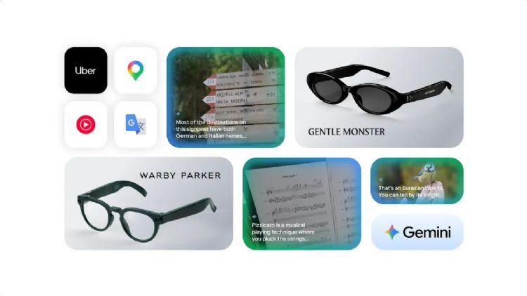 Google发布新款AI智能眼镜