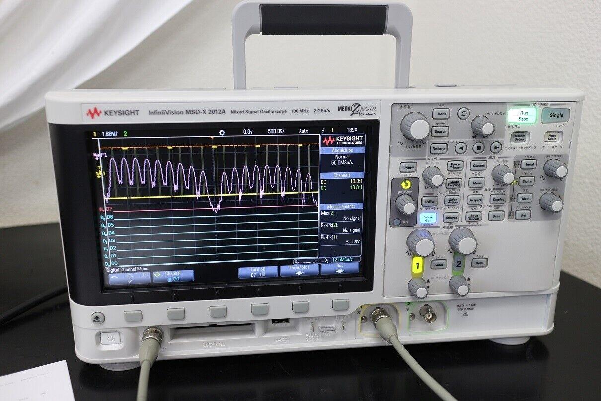MSOX2012A 是德科技keysight混合信号示波器100MHz