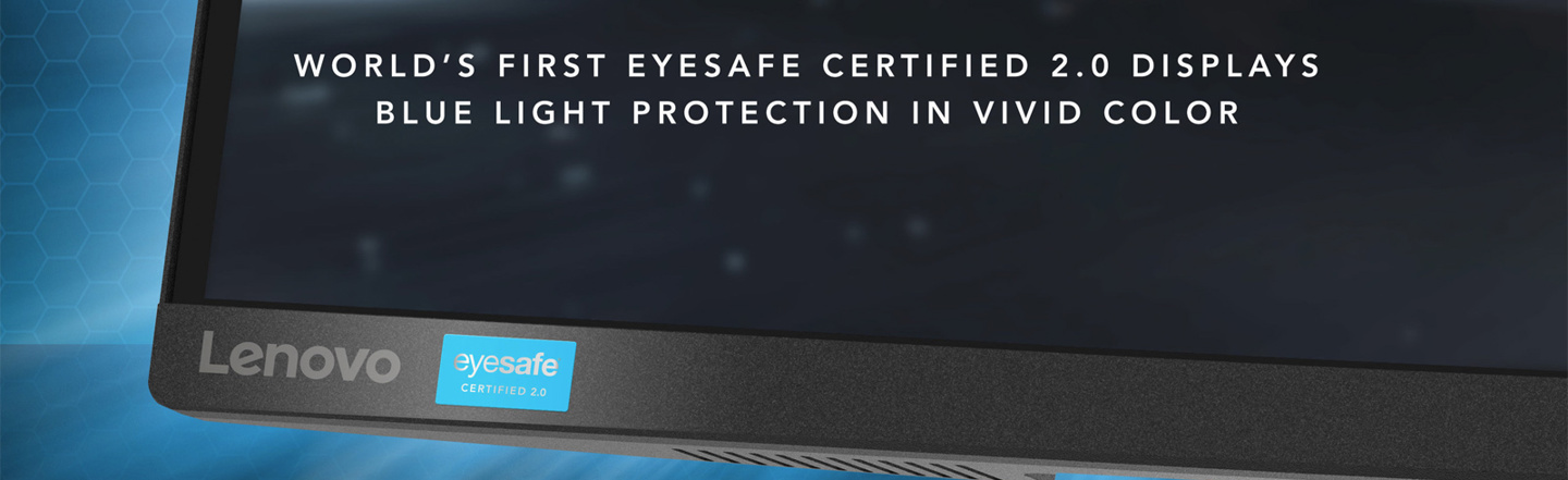 联想三款显示器首批获得 Eyesafe Certified 2.0 认证