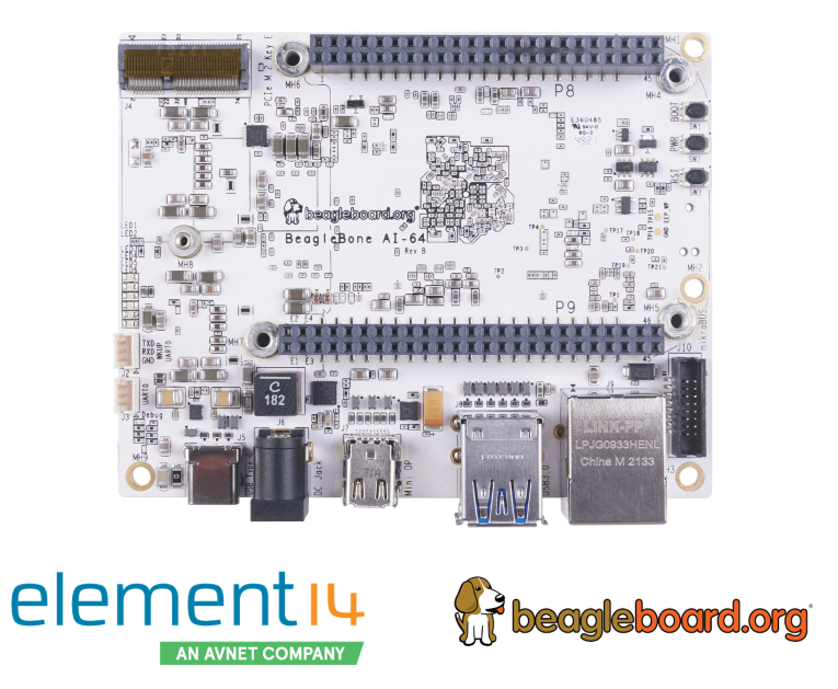 e络盟开售新款BeagleBone® AI-64单板机