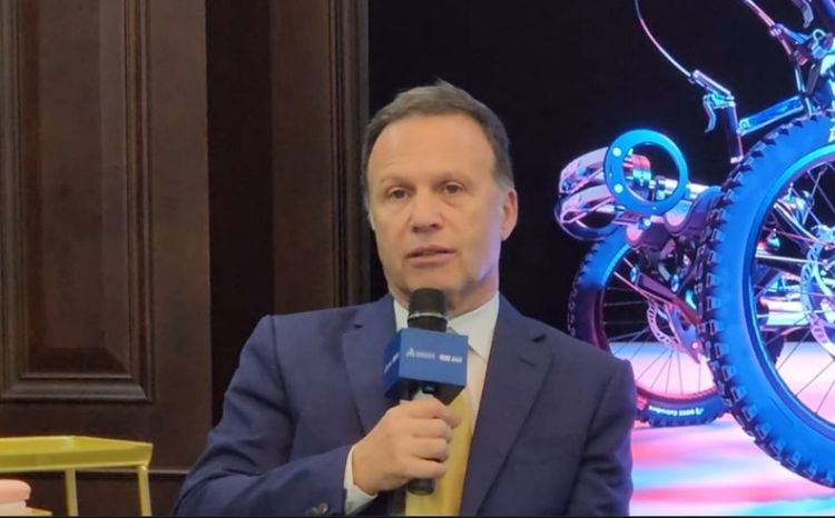3dexperience works资深副总裁Gian Paolo Bassi分享新版Solidworks 2024软件的惊艳功能。王君毅摄
