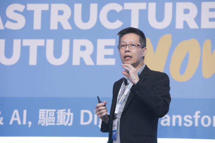 云达总经理杨麒令指出，AI服务器看不到超额下单的问题。符世旻摄（数据照）