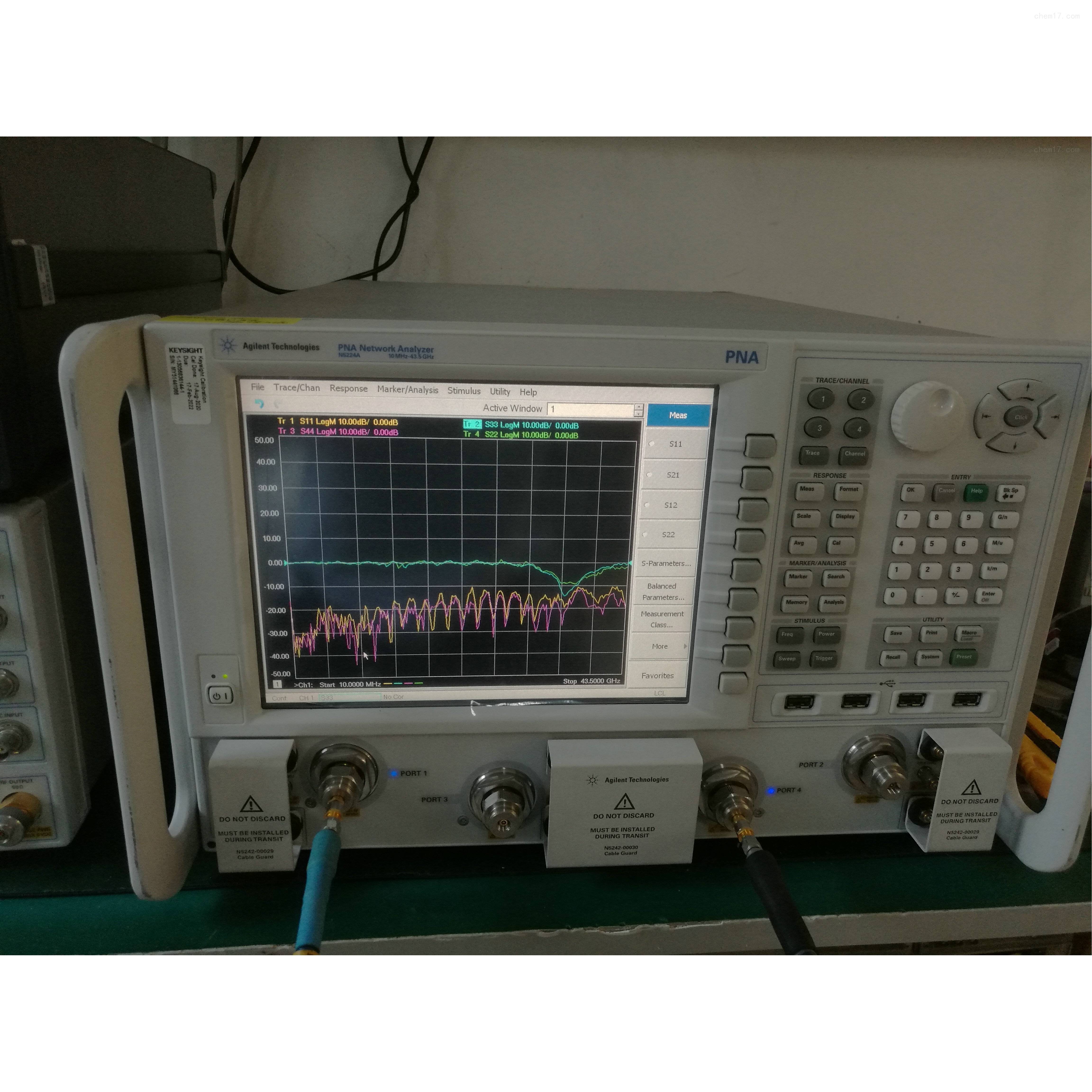 租售回收是德安捷伦 Agilent N5221A 微波网络分析仪