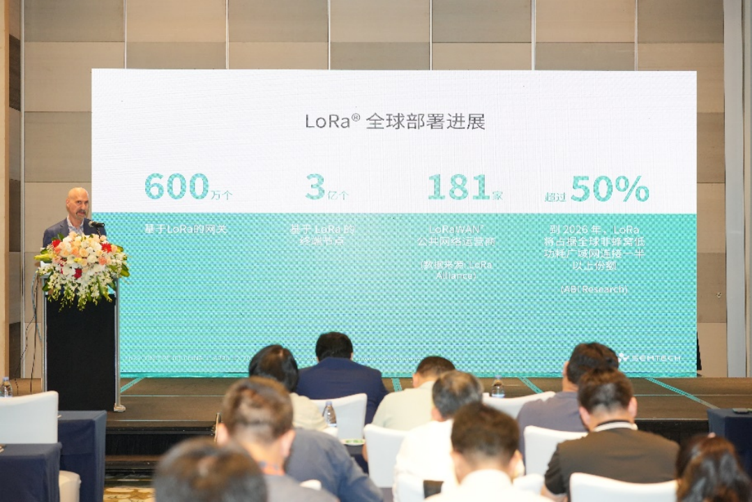 中国市场前景良好，Semtech：LoRa®在中国拥有广阔的发展机遇