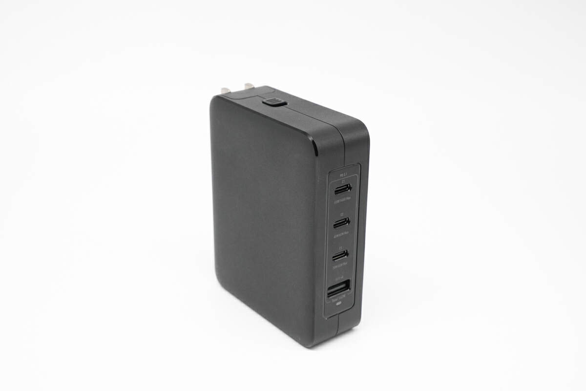 CE-LINK海能142W充电器，可拆卸插脚4口桌面神器-充电头网