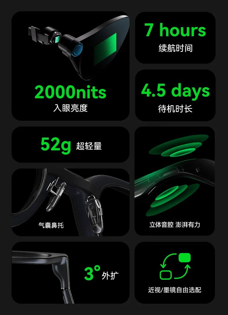 影目推出新款AR眼镜INMO GO,搭载Micro-LED微显技术,支持640 x 480分辨率-我爱音频网