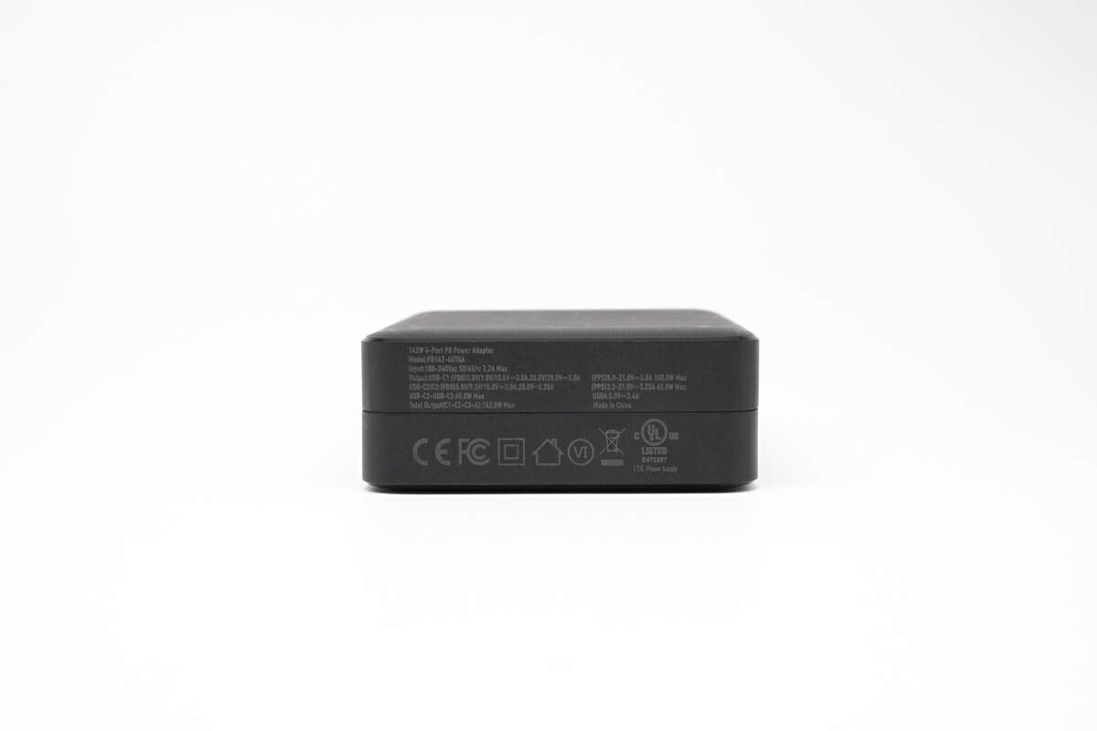 CE-LINK海能142W充电器，可拆卸插脚4口桌面神器-充电头网