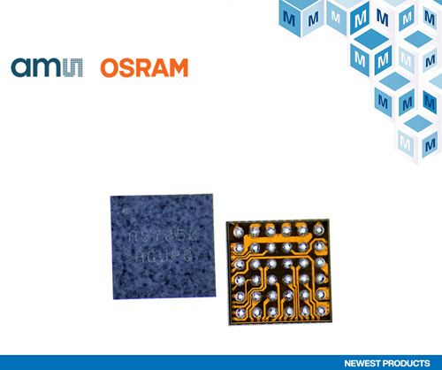 贸泽备货ams OSRAM AS7050医疗与健康传感器为智能和可穿戴设备提供解决方案